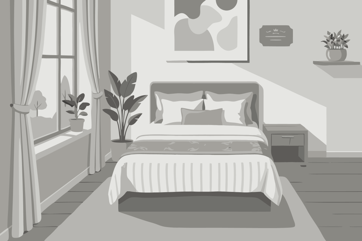 Bed in 6-Bed Female Dormitory Room